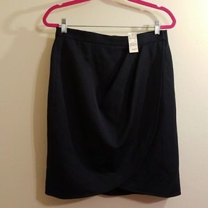 Anne Klein Navy Blue Pencil Skirt